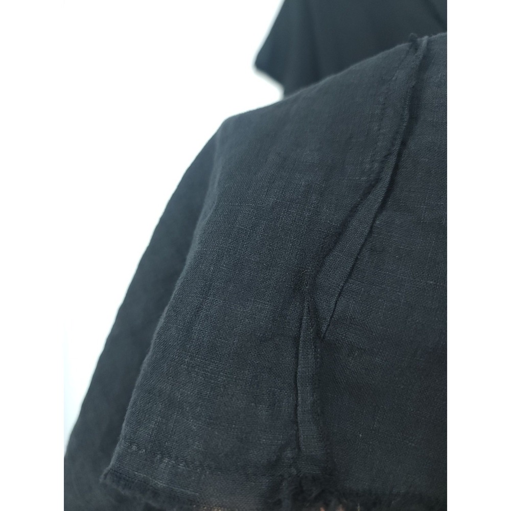Velvet by G. S. Women XS Elevated Minimalist Coastal Relax Linen Maxi Dress READ - Picture 3 of 8